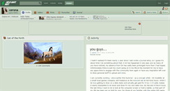 Desktop Screenshot of cerona.deviantart.com