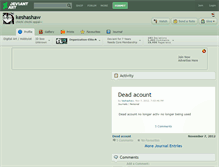 Tablet Screenshot of keshashaw.deviantart.com