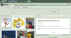 Desktop Screenshot of charmyc.deviantart.com