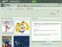 Tablet Screenshot of charmyc.deviantart.com