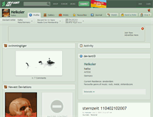 Tablet Screenshot of heikoler.deviantart.com