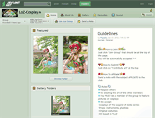 Tablet Screenshot of loz-cosplay.deviantart.com