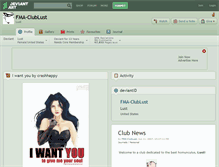 Tablet Screenshot of fma-clublust.deviantart.com