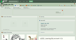 Desktop Screenshot of death--the--kid.deviantart.com