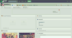 Desktop Screenshot of geniegin13.deviantart.com