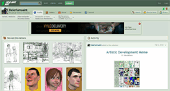 Desktop Screenshot of deleriumsaint.deviantart.com