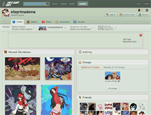 Tablet Screenshot of elleprimadonna.deviantart.com