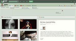 Desktop Screenshot of dukko.deviantart.com