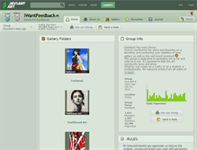 Tablet Screenshot of iwantfeedback.deviantart.com