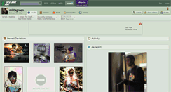 Desktop Screenshot of mistagreen.deviantart.com