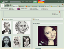 Tablet Screenshot of heidishvili.deviantart.com