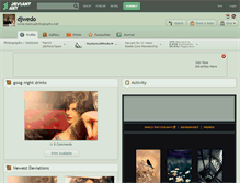 Tablet Screenshot of djwedo.deviantart.com