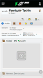 Mobile Screenshot of fenrisulfr-teshin.deviantart.com