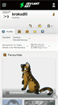 Mobile Screenshot of krokodill.deviantart.com