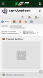 Mobile Screenshot of capriciousdream.deviantart.com
