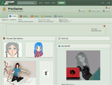 Tablet Screenshot of priscillachan.deviantart.com