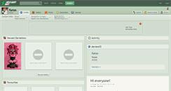 Desktop Screenshot of furoo.deviantart.com