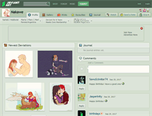 Tablet Screenshot of nakawe.deviantart.com