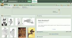 Desktop Screenshot of mopad.deviantart.com