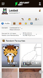 Mobile Screenshot of leobot.deviantart.com