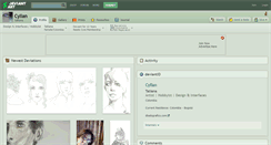 Desktop Screenshot of cyllan.deviantart.com
