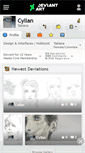 Mobile Screenshot of cyllan.deviantart.com