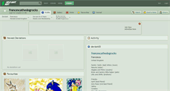 Desktop Screenshot of francescathedogrocks.deviantart.com