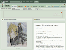 Tablet Screenshot of mayzen.deviantart.com