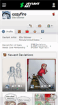 Mobile Screenshot of cozyfire.deviantart.com