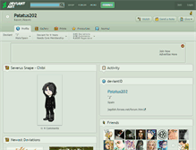 Tablet Screenshot of patatus202.deviantart.com