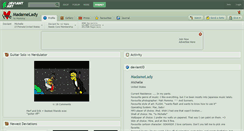 Desktop Screenshot of madamelady.deviantart.com