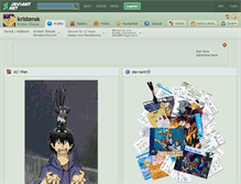 Tablet Screenshot of kristensk.deviantart.com
