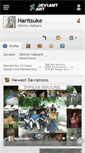 Mobile Screenshot of haritsuke.deviantart.com