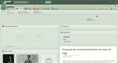 Desktop Screenshot of dakfish.deviantart.com