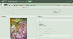 Desktop Screenshot of klorak.deviantart.com