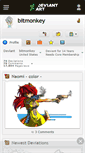 Mobile Screenshot of bitmonkey.deviantart.com