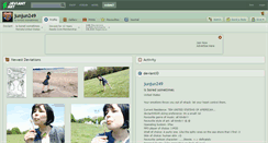 Desktop Screenshot of junjun249.deviantart.com