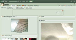 Desktop Screenshot of joyness.deviantart.com