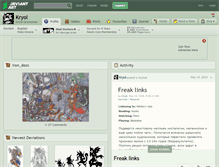 Tablet Screenshot of kryol.deviantart.com
