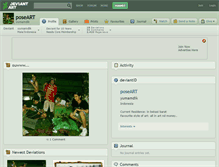 Tablet Screenshot of poseart.deviantart.com