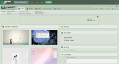 Desktop Screenshot of madcat75.deviantart.com
