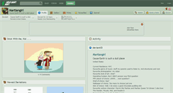 Desktop Screenshot of martiangirl.deviantart.com