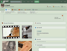 Tablet Screenshot of lcassei.deviantart.com