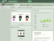 Tablet Screenshot of portalstuck.deviantart.com