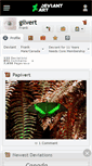 Mobile Screenshot of gilvert.deviantart.com