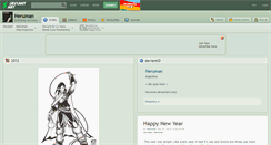 Desktop Screenshot of heruman.deviantart.com