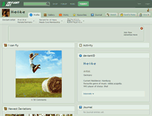 Tablet Screenshot of h-e-i-k-e.deviantart.com
