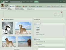 Tablet Screenshot of j35k.deviantart.com