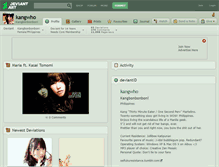 Tablet Screenshot of kangwho.deviantart.com