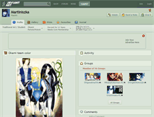 Tablet Screenshot of martiniszka.deviantart.com